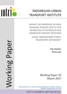 IMPACT ON RIDERSHIP OF NEW RAILBASE TRANSIT DUE TO THE OPERATION OF EXTENSIVE BUS SEMIRAPID TRANSIT NETWORK (CASE STUDY: JABODETABEK PUBLIC TRANSPORT NETWORK)